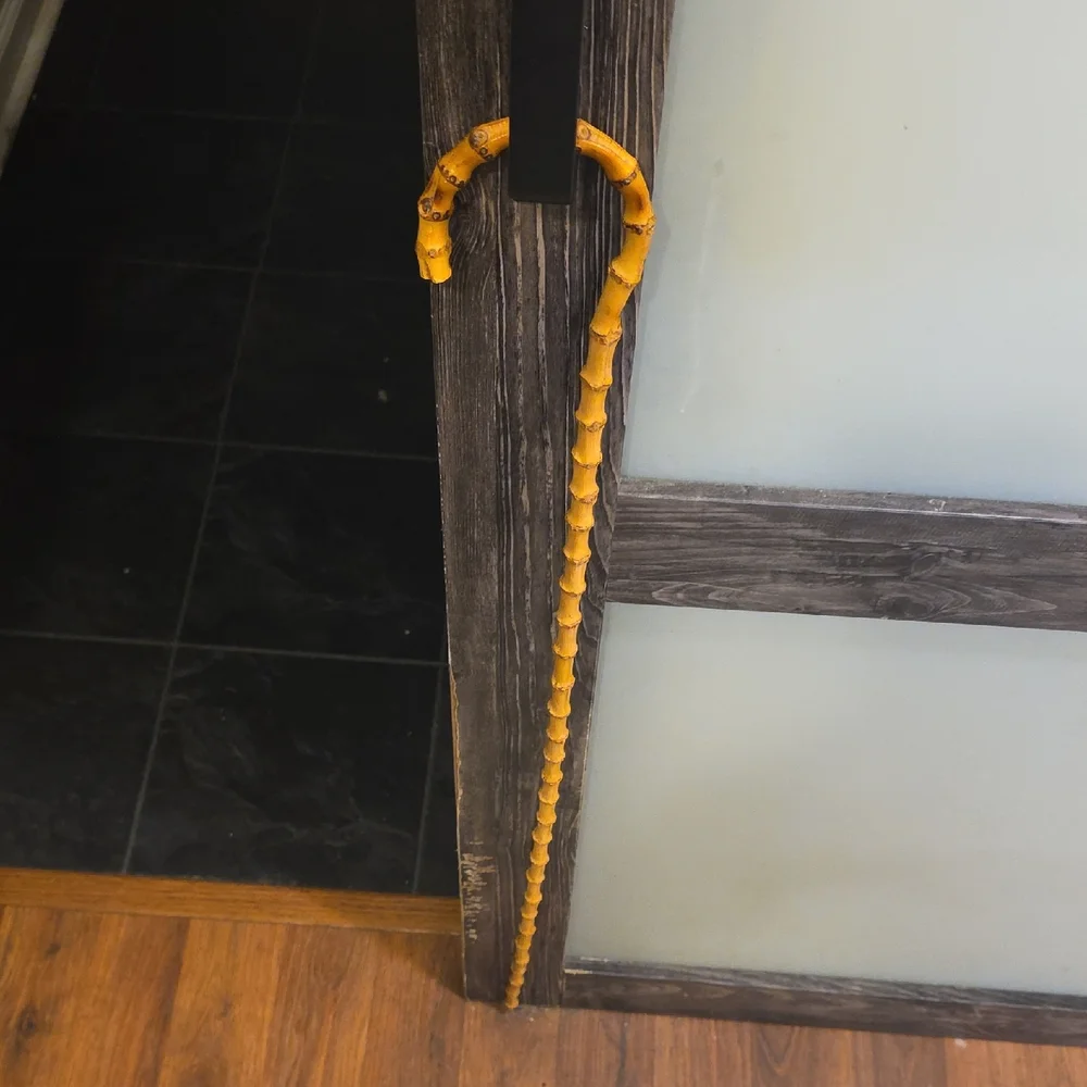 Vintage Golden Bamboo-Style Wall Hook